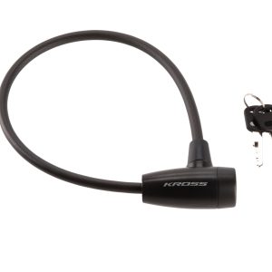 Zapięcie rowerowe linka na klucz KZK 60S 10x600 mm