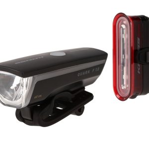 Zestaw lampek rowerowych QUARK SET 1.0 2 tryby, 60 / 4 lm