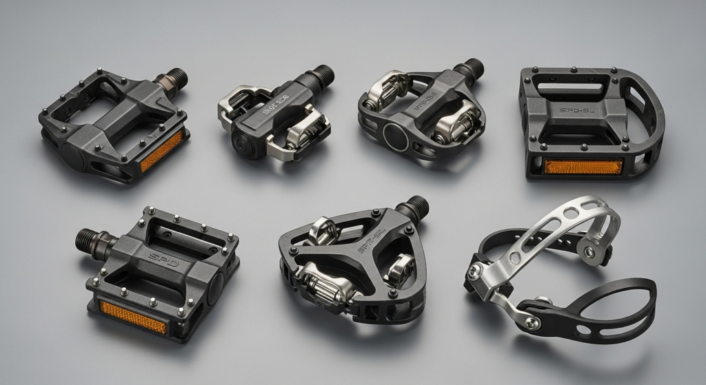 jakie są rodzaje pedałów rowerowych